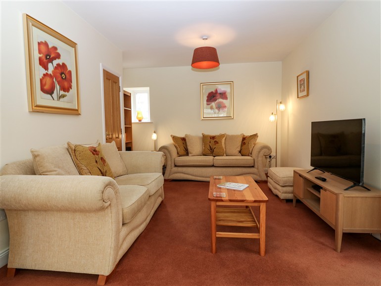 This is the living room at Dromore Cottage in Norham