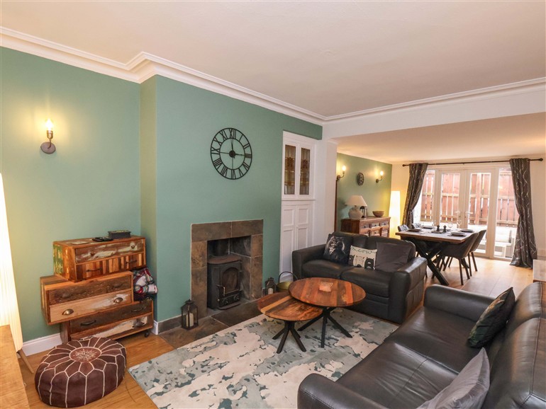 This is the living room at Falcon’s Nest in Whitby