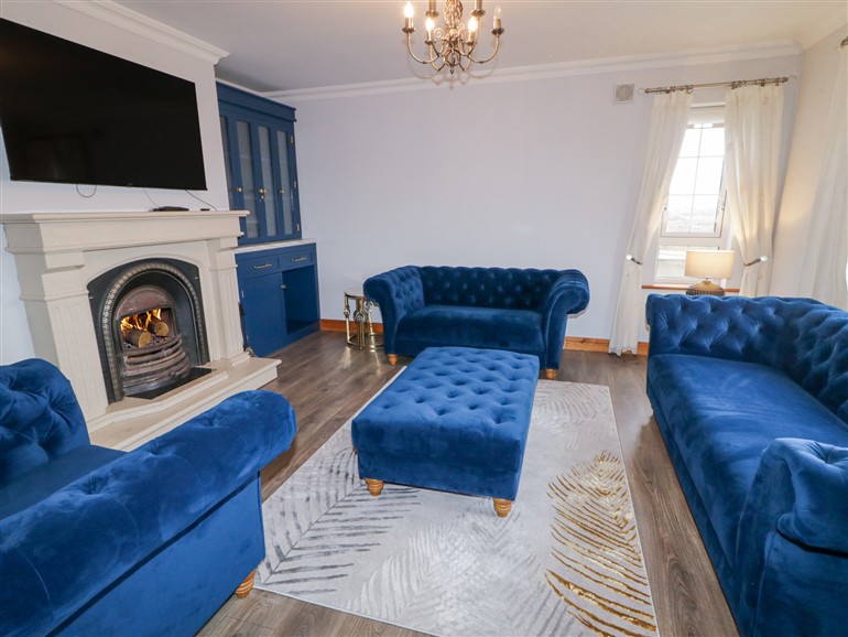 This is the living room at Gweedore View House in Derrybeg