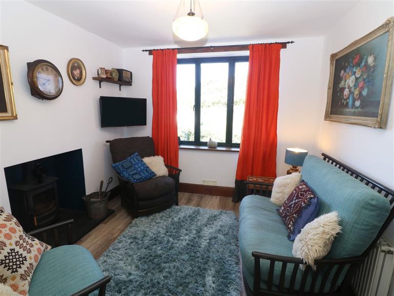 This is the living room at Gwel Y Don near Abersoch