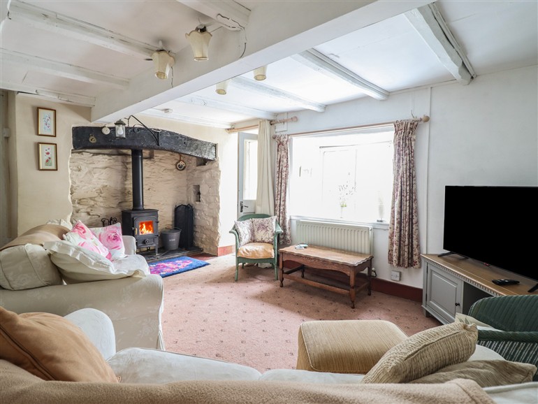 The living room at Hafod near Chirk