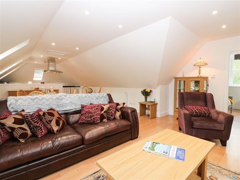 This is the living room at Hayloft in Mintlaw