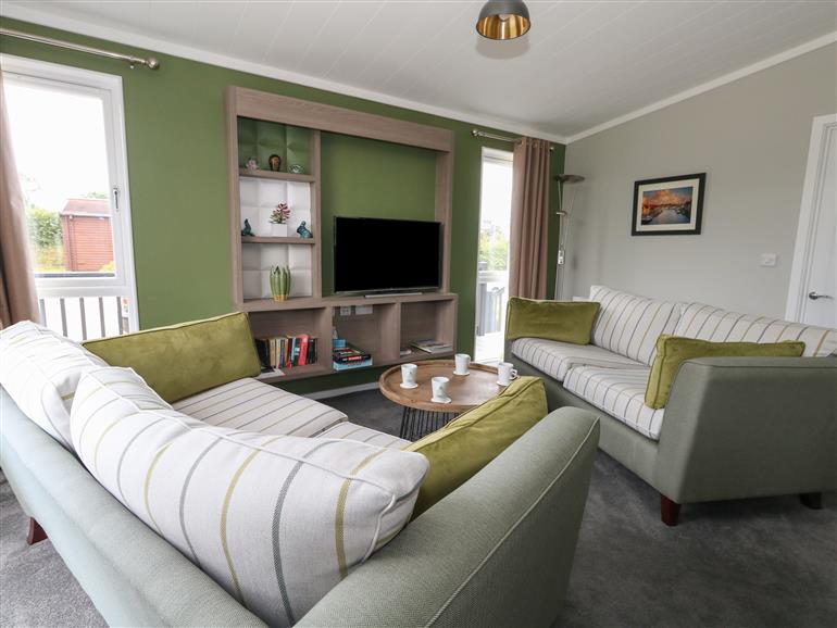 The living room at Hazelwood 2 near Lyme Regis