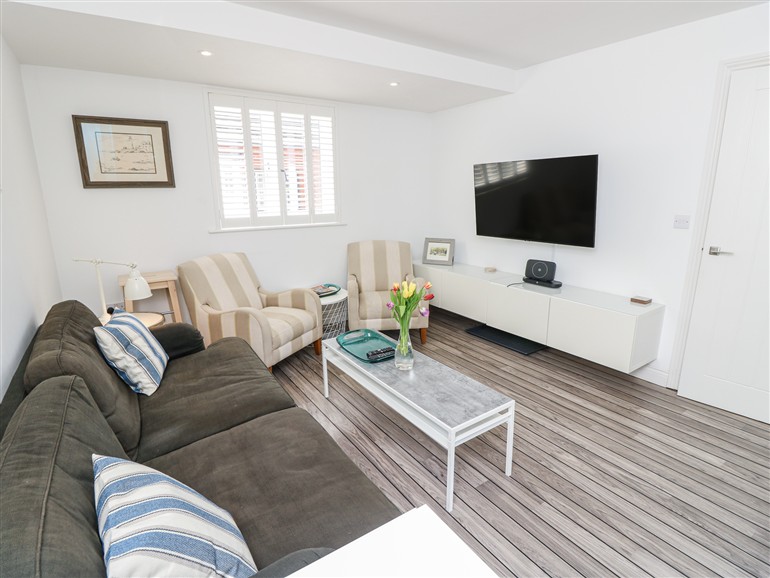 The living room at Herons Nest in Lymington