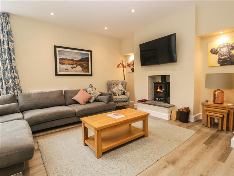 The living room at Home Farmhouse near Hawkshead