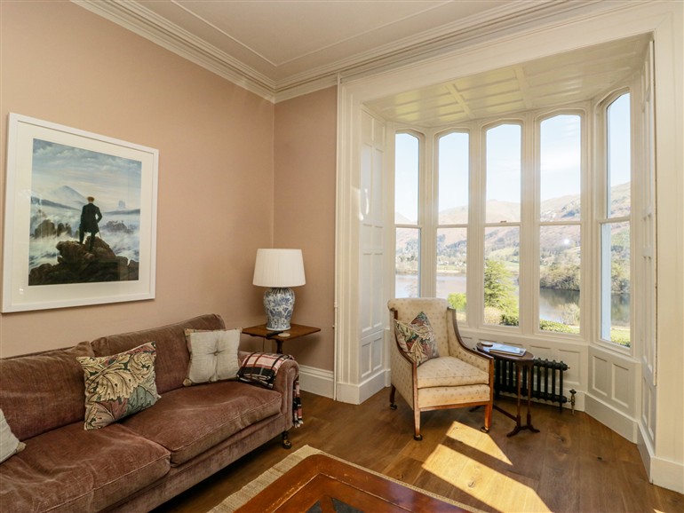 The living room at Huntingstile South in near Grasmere