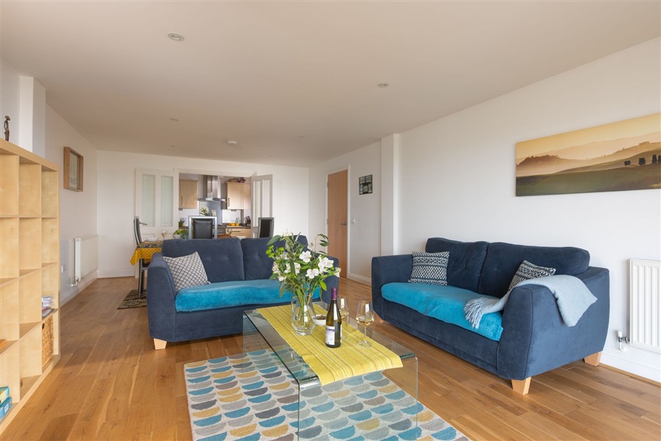 Living room in 10 Bredon Court, Newquay