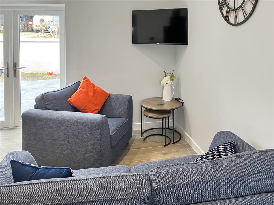 Living room in Arfryn Llaethdy, Preseli Hills
