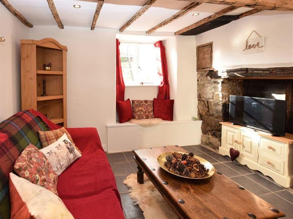 Living room in Artichoke Cottage, Christow, near Exeter