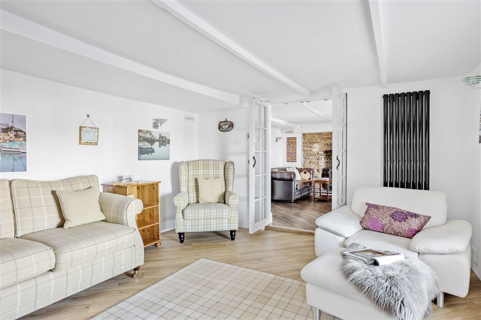 Living room in Bosuns Cottage, Brixham