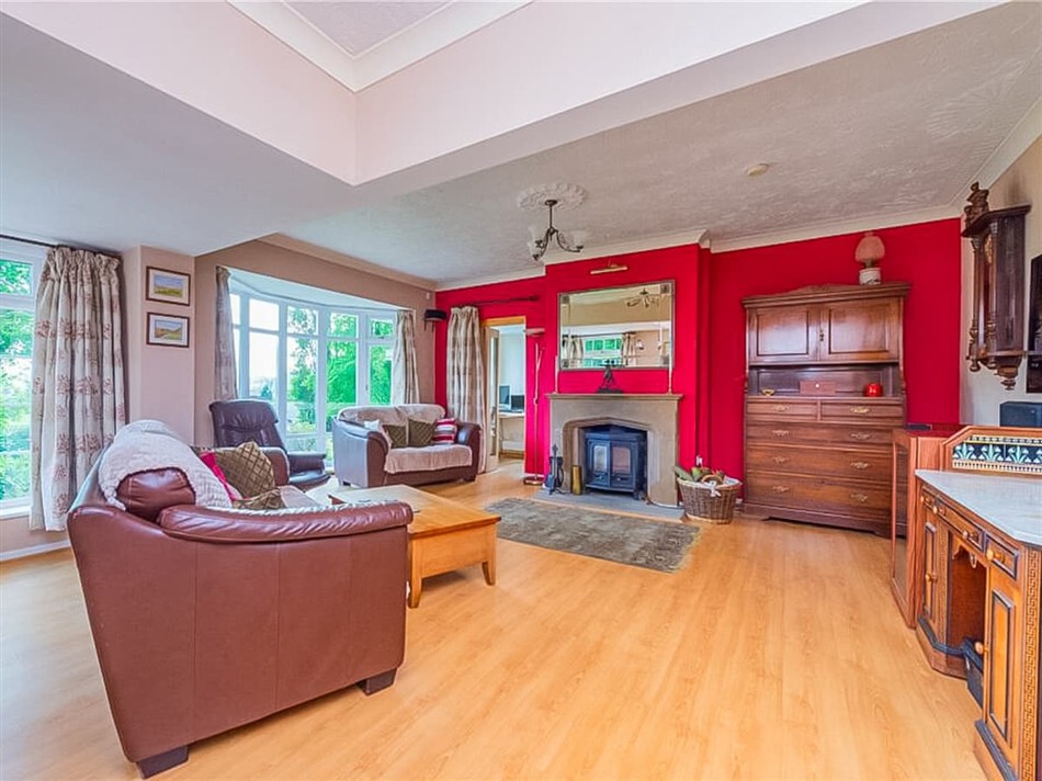 Living room in Brithdir, Welshpool