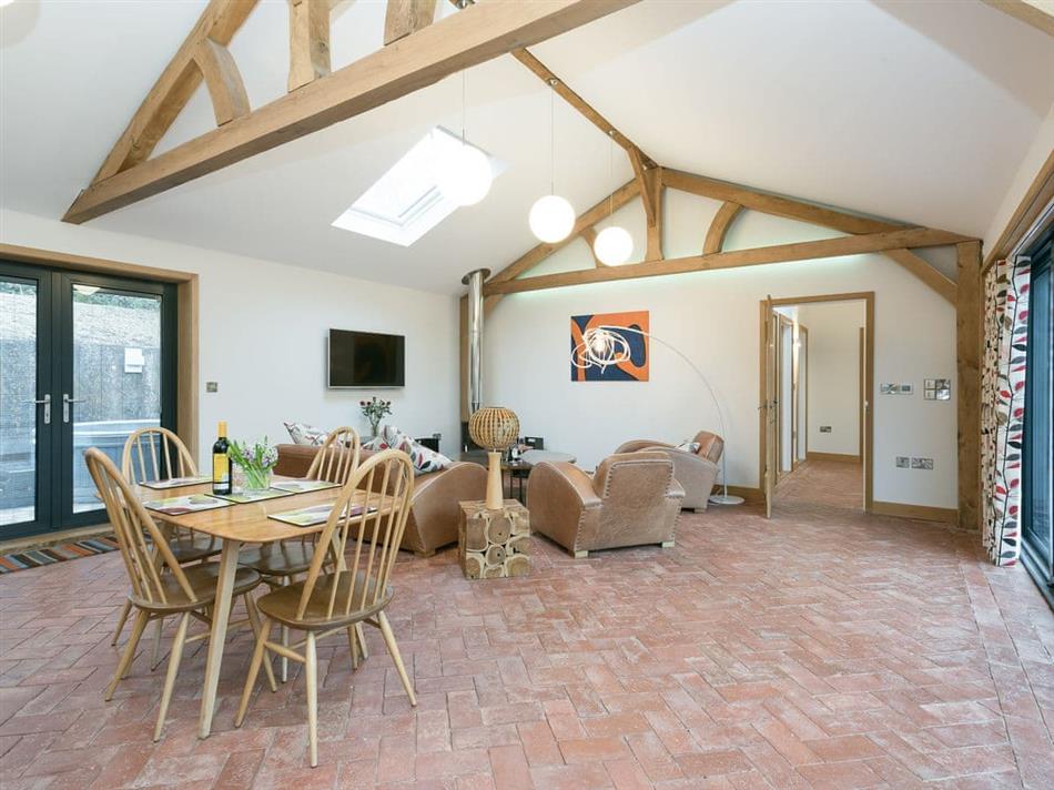 Living room in Bumblebee Cottage, Geldeston, near Beccles
