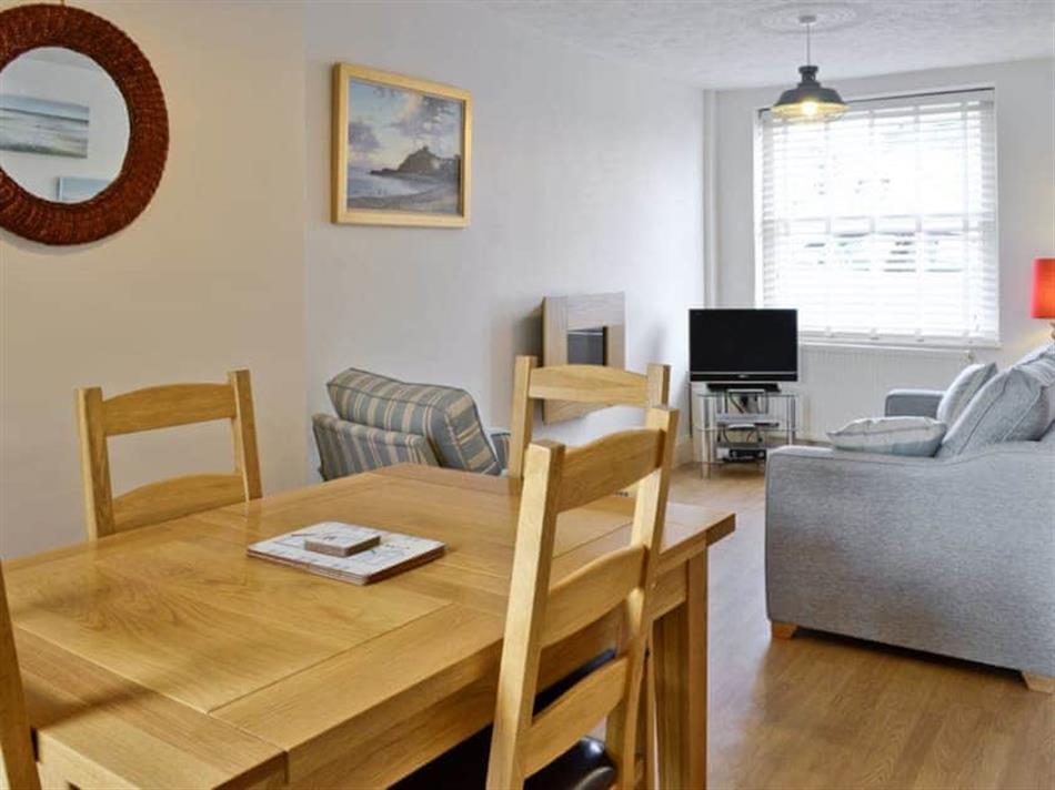 Living room in Castle Cottage, Criccieth, Gwynedd