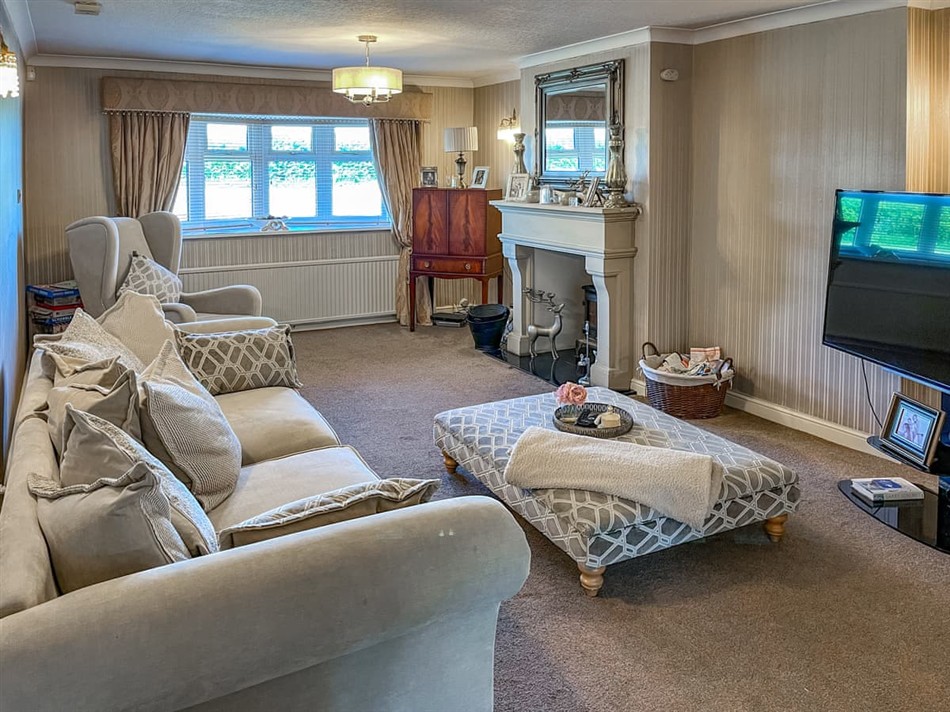 Living room in Checker Leazes Farm, Bishop Auckland