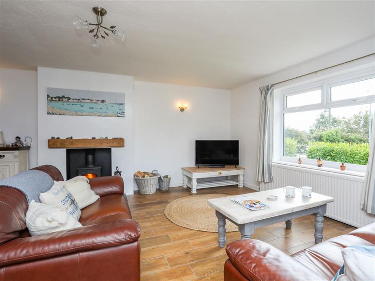Living room in Church Gate Cottage, Llanfaes near Beaumaris