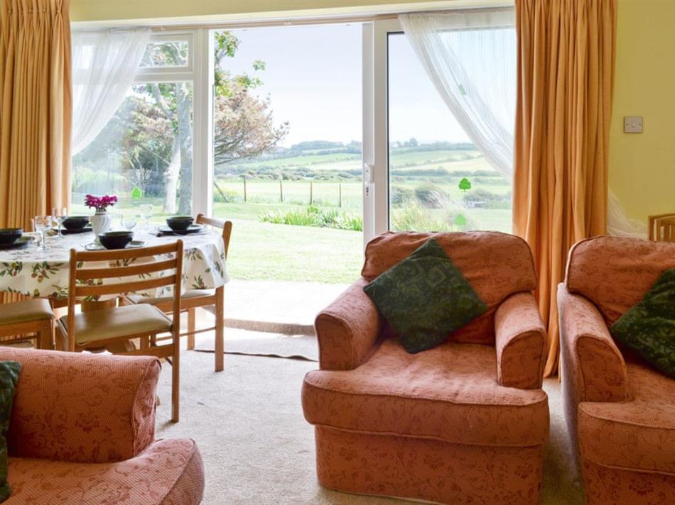 Living room in Cliff End, Freshwater
