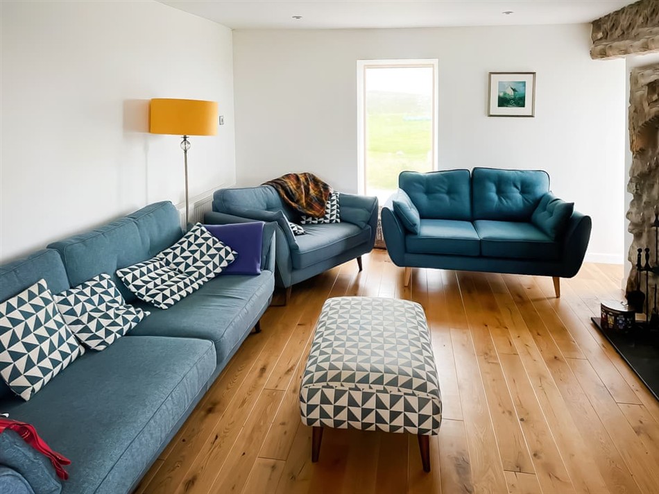 Living room in Cottage, Isle of Lewis