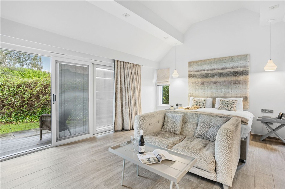 Living room in Cottage Suite 2, Kentisbury Grange, Barnstaple