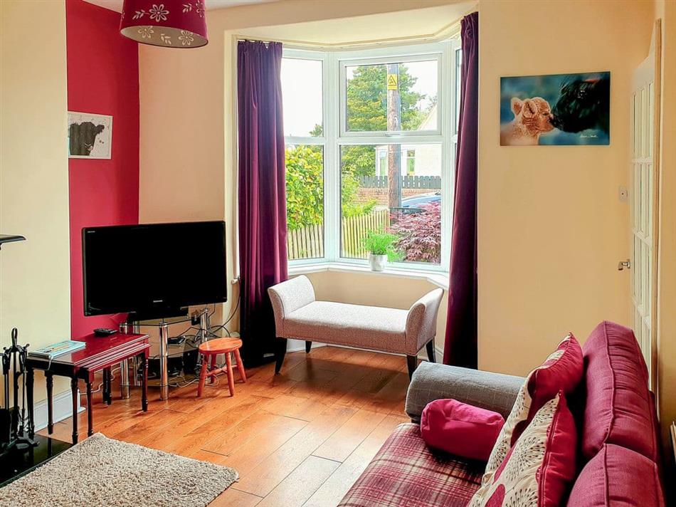 Living room in Curlew Cottage, Creetown, near Newton Stewart