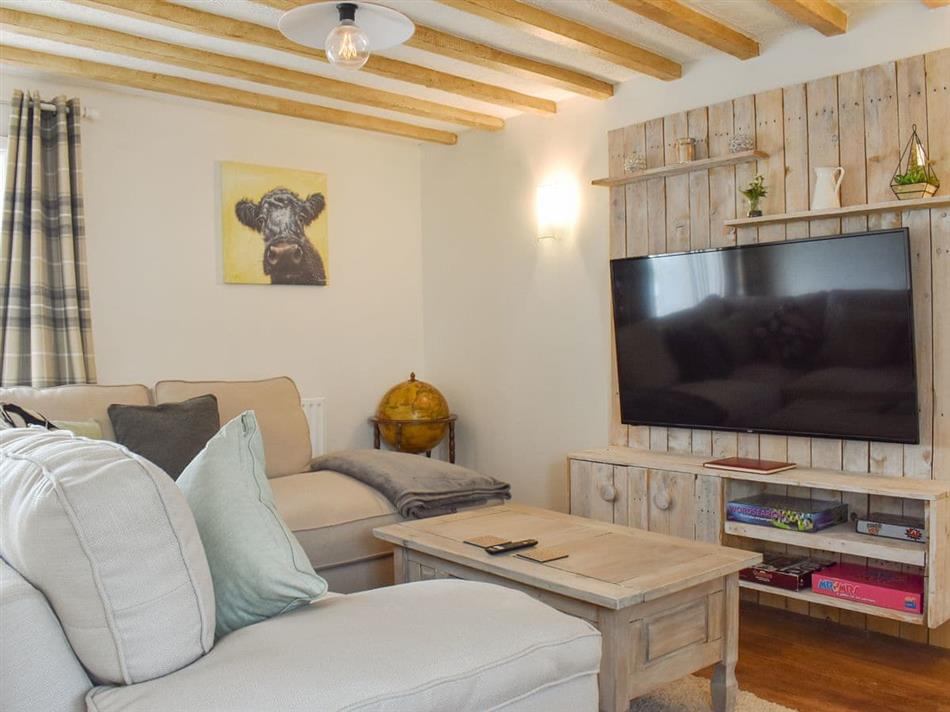 Living room in Dairy Cottage, Rhosesmor, near Mold