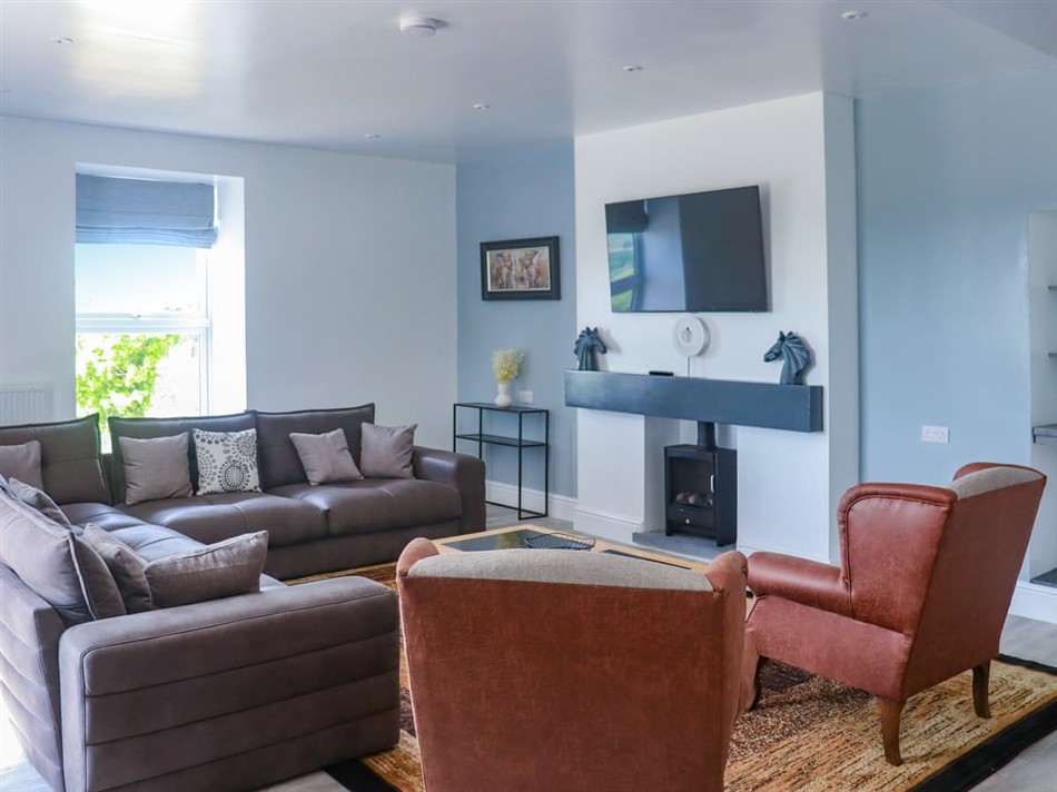 Living room in Faerdre Manor, Llandysul