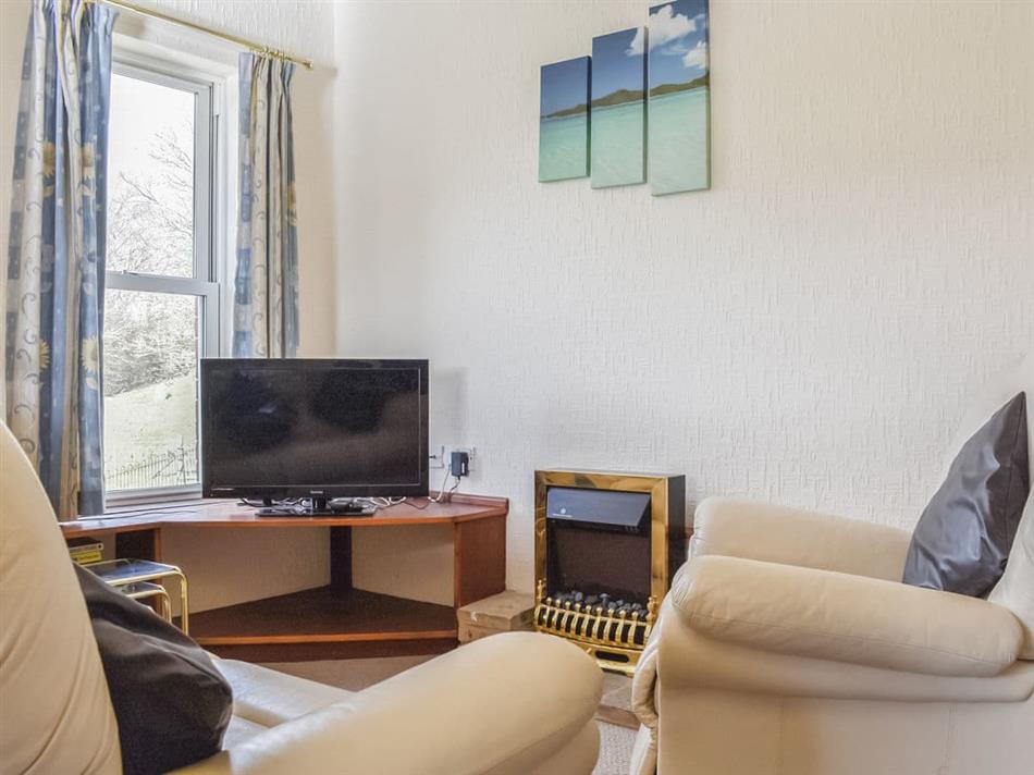 Living room in Farndale Apartment, Commondale, near Whitby