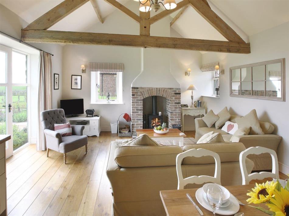 Living room in Fortescue Cottage, Scalby Lodge, Scalby, Scarborough, N Yorks