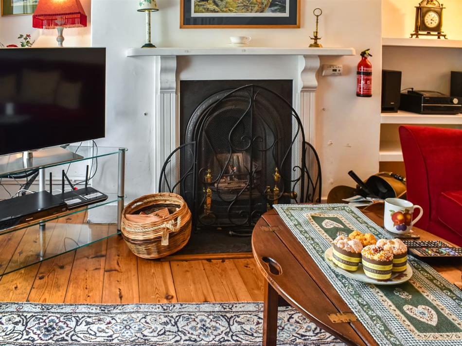Living room in Fox Cottage, Mylor Bridge, near Falmouth