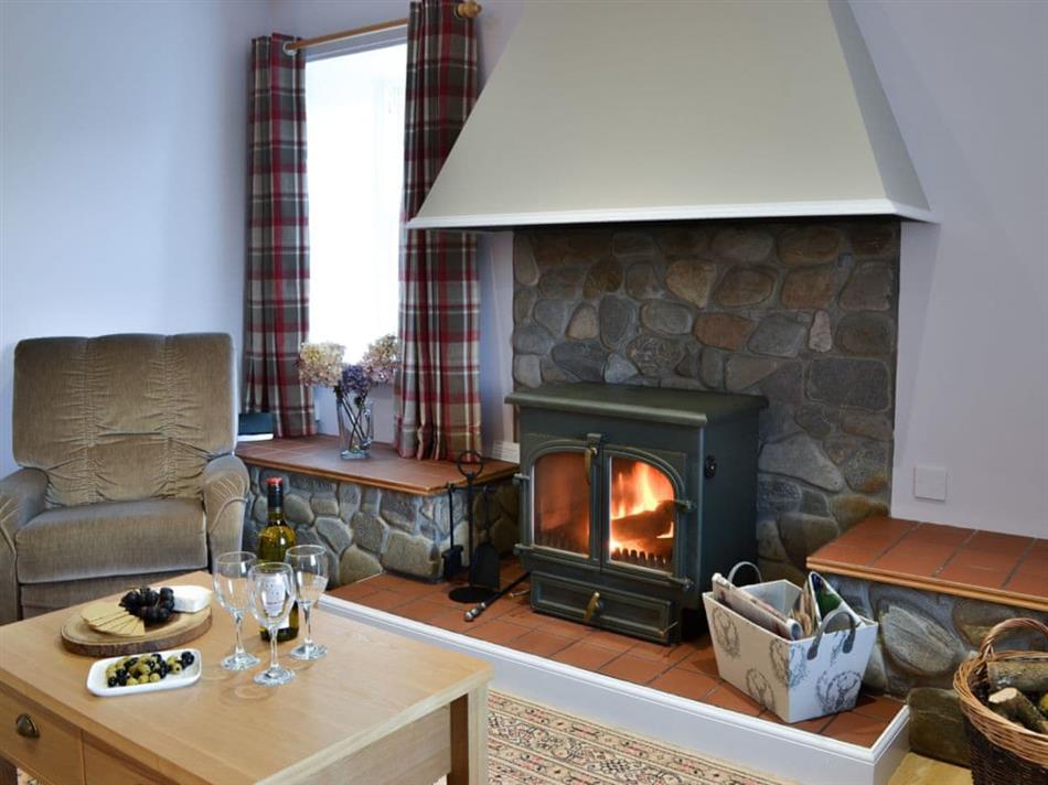Living room in Glebe Cottage, Urray, near Dingwall, Highlands