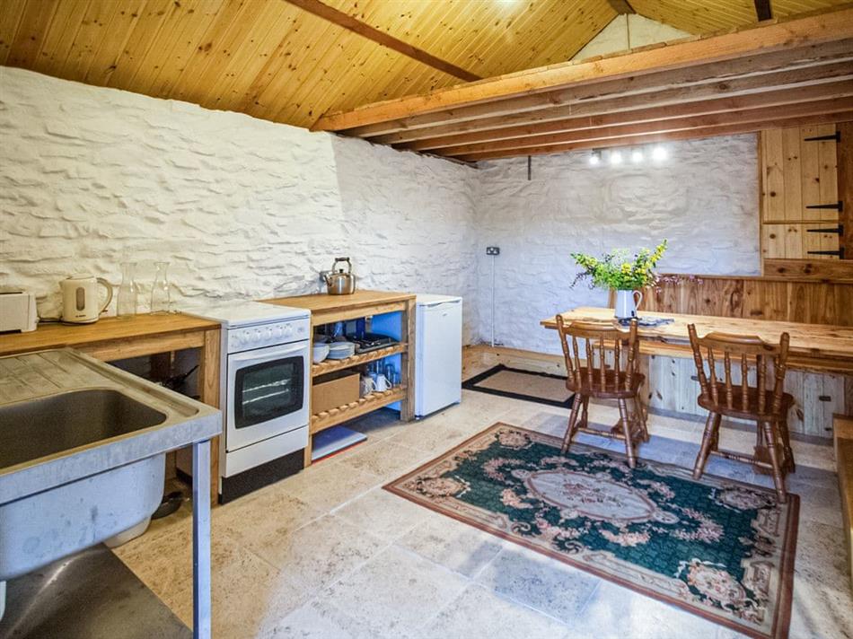 Living room in Gorse Yurt,