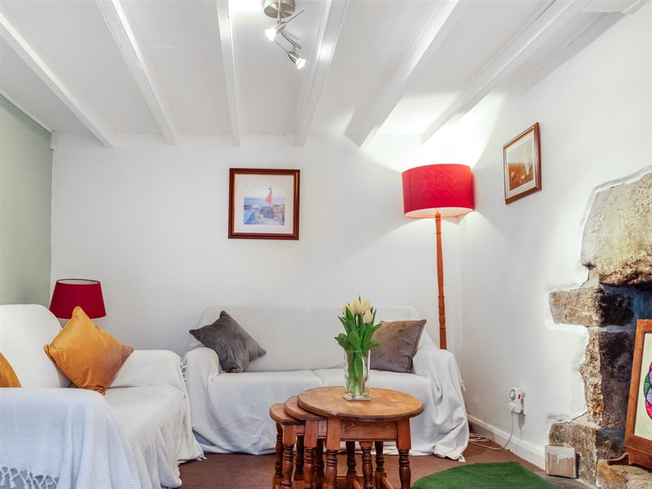 Living room in Gull Cottage, Penzance