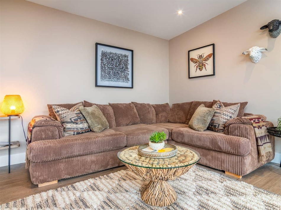 Living room in Hayloft, Buchlyvie