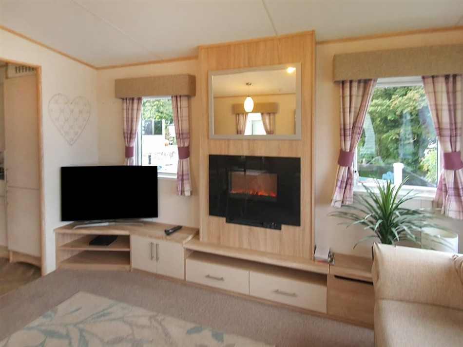 Living room in Home from Home, Watchet