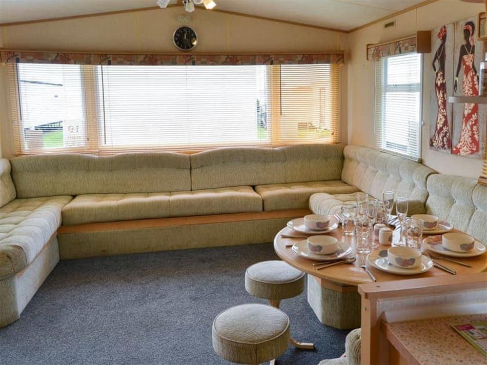 Living room in Ice Cream-Van, Scratby