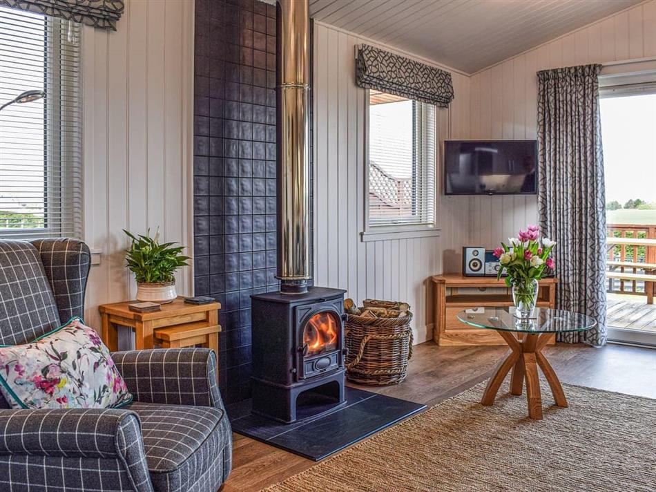 Living room in Islabank Lodge, Auchterarder