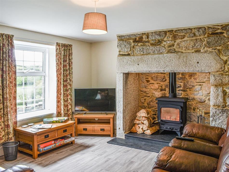 Living room in Lower Colvannick, Lower Colvannick Farm