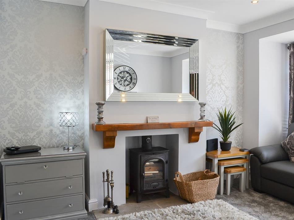Living room in Lowey’s Harbour Cottage, Bridlington