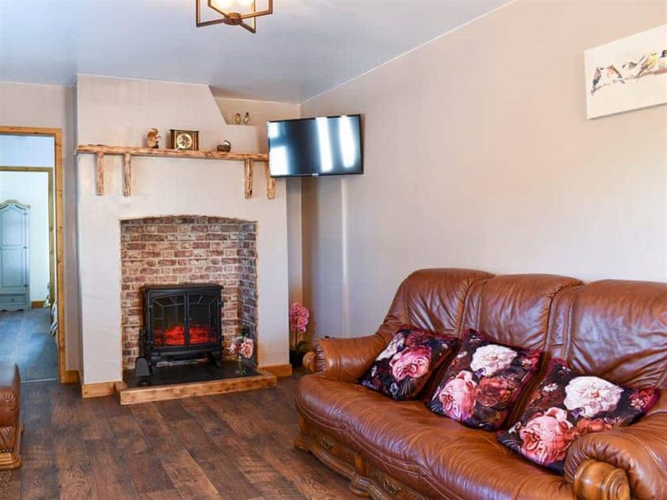 Living room in Maes Têg Cabin, Holywell