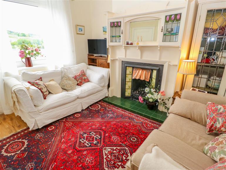 Living room in Martha's Cottage, Holmbridge
