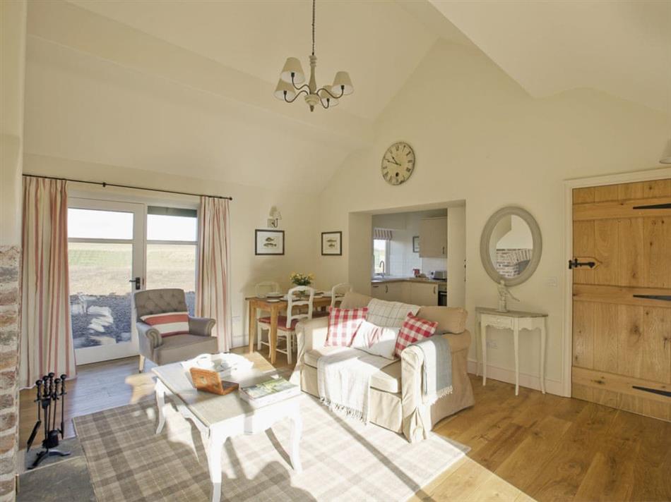 Living room in Mulgrave Cottage, Scalby Lodge, Scalby, Scarborough, N Yorks