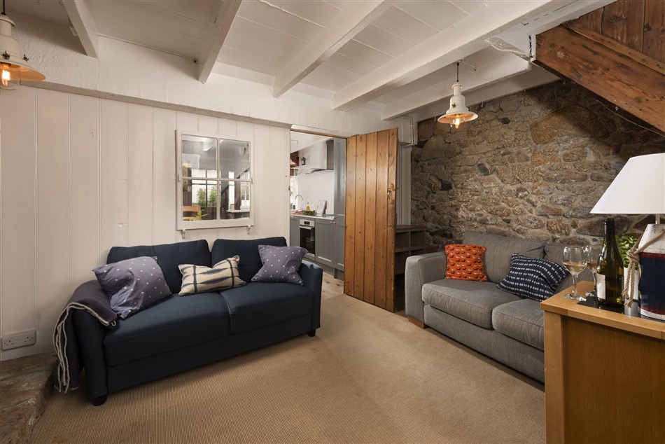 Living room in No.1 St Eia, St Ives