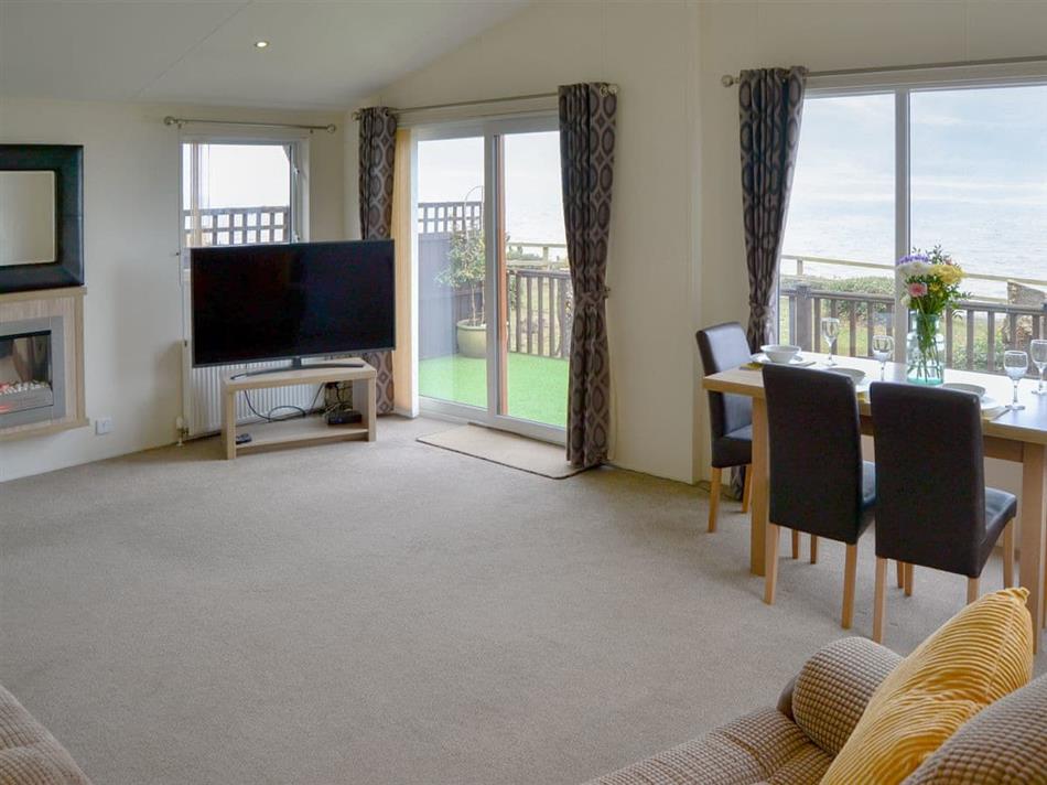 Living room in Ocean Glade, Corton, near Lowestoft