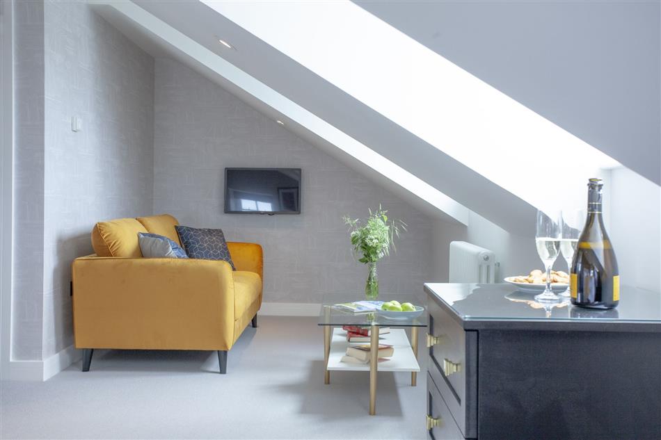 Living room in Provident, Maritime Suites, Brixham