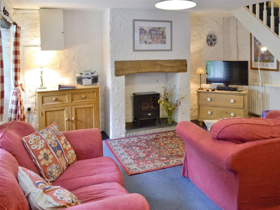 Living room in Riverside Cottage, Betws-y-Coed
