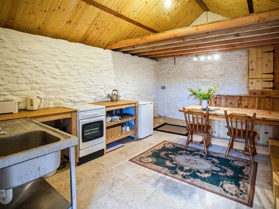 Living room in Rowan Yurt,