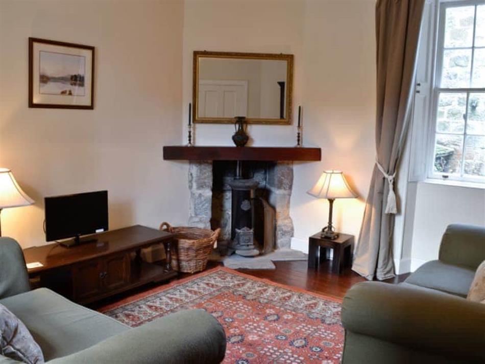 Living room in Skene House Cottage, Westhill, near Aberdeen
