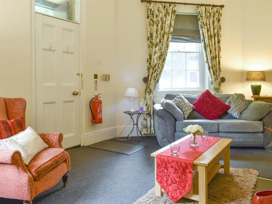 Living room in Smithy Lodge at Heaton Park, Prestwich, Manchester