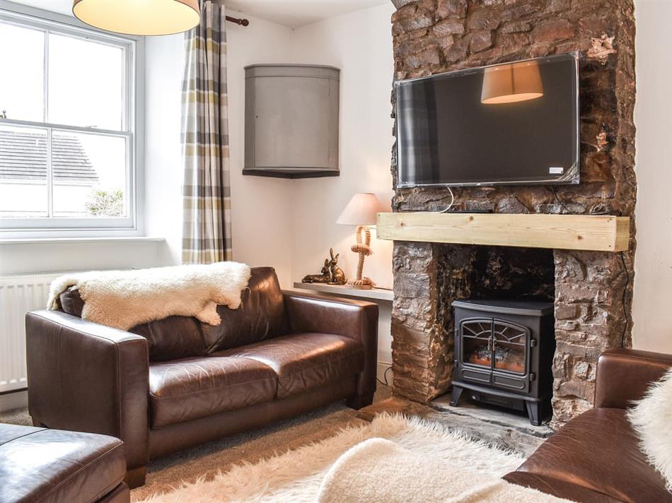Living room in Squirrels Nest, Littleham near Bideford