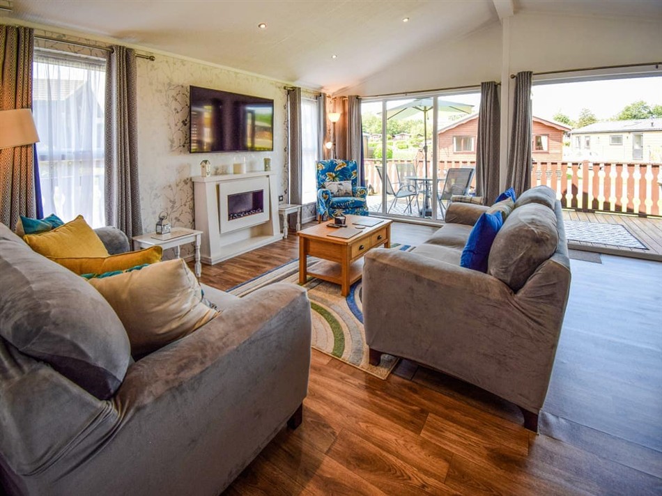 Living room in Sunnybank, Warton, near Carnforth