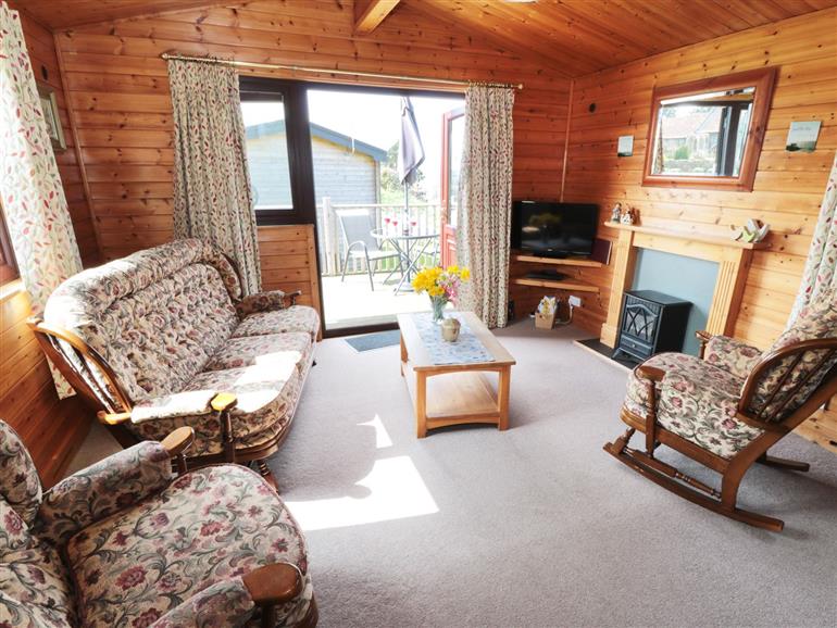 Living room in Sycamore Lodge, Liverton near Danby